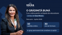 O grădiniță bună - Curs Online pentru Echipele de Educatoare